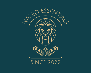 Elegant Lion Astrology logo design