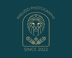 Elegant Lion Astrology logo design