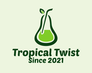 Tropical Avocado Juice logo design