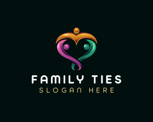 Family Heart Love logo design