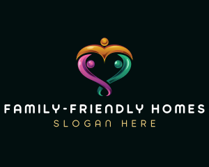 Family Heart Love logo design