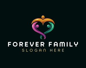 Family Heart Love logo design