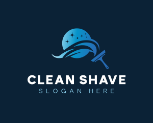 Sanitation Swish Cleaning logo design