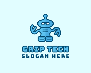 Tech Robot Toy logo design