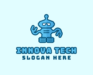 Tech Robot Toy logo design