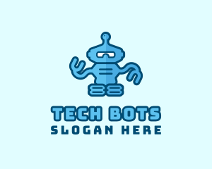 Tech Robot Toy logo design