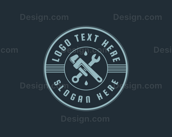 Handyman Wrench Tools Logo