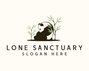 Sleeping Panda Sanctuary logo design