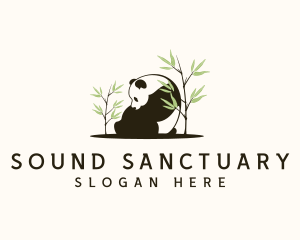 Sleeping Panda Sanctuary logo design