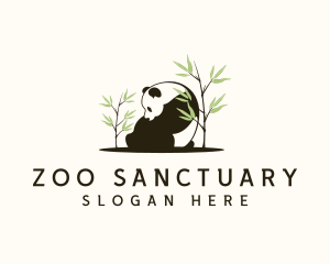 Sleeping Panda Sanctuary logo design