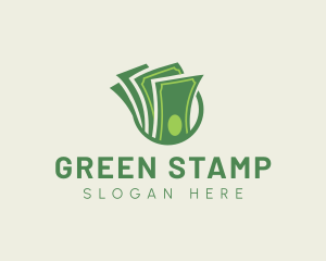 Green Cash Money logo design