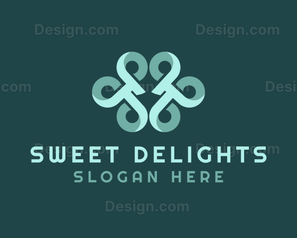 Sleek Symmetrical Decor Logo