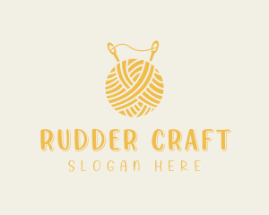 Yarn Crocheting Embroidery logo design