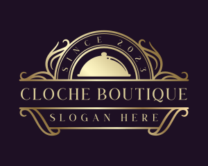 Culinary Restaurant Cloche logo design