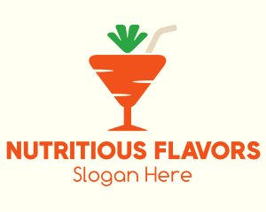 Carrot Juice Cocktail Drink logo