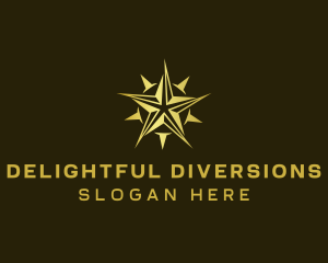 Star Compass Navigator logo design