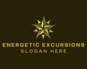 Star Compass Navigator logo design