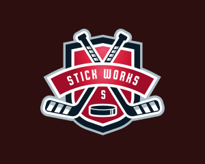 Hockey Sports  Tournament logo design