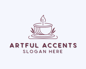 Candle Home Decor logo design