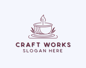 Candle Home Decor logo design