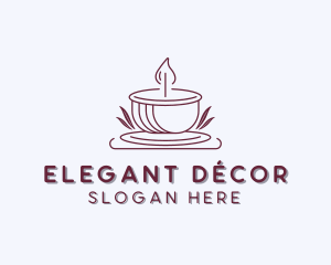 Candle Home Decor logo design