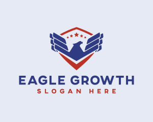 Eagle Wings Aviation logo design