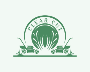 Gardening Lawn Mower logo design