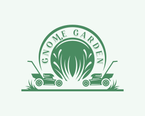 Gardening Lawn Mower logo design