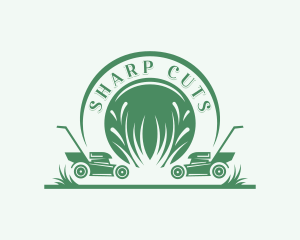 Gardening Lawn Mower logo design