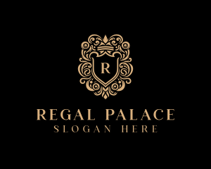 Regal Upscale Shield logo design