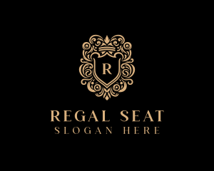 Regal Upscale Shield logo design