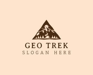 Triangle Mountain Peak logo design