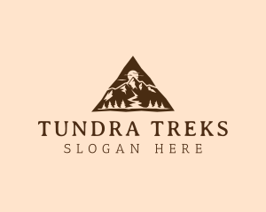 Triangle Mountain Peak logo design