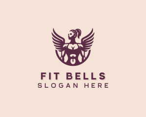 Woman Fitness Gym logo design