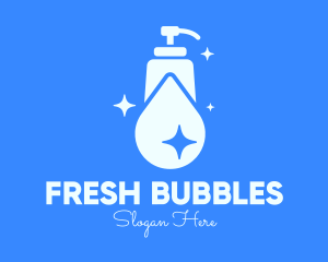 Blue Sparkling Clean Liquid Soap logo