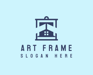 Modern Frame House logo design