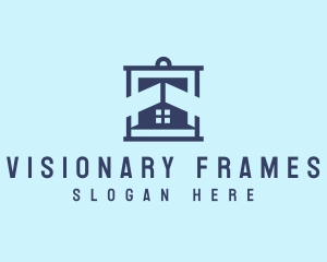 Modern Frame House logo design