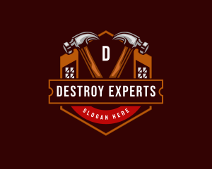 Hammer Builder Renovation logo design