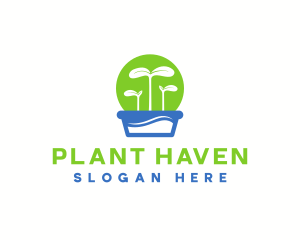 Plant Botanical Organic logo design