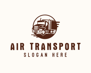 Transport Logistic Truck logo design