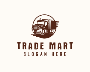 Transport Logistic Truck logo design