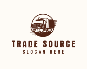 Transport Logistic Truck logo design