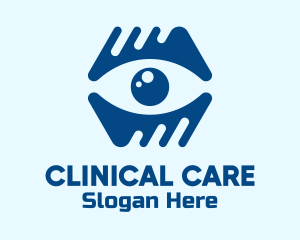 Blue Eye Clinic logo design