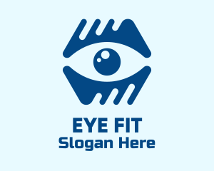 Blue Eye Clinic logo design