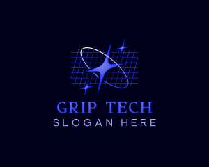 Cyber Tech Star logo design