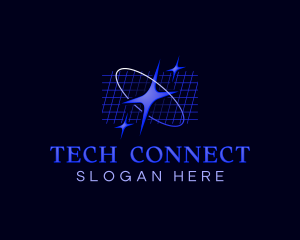 Cyber Tech Star logo design