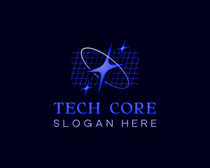 Cyber Tech Star logo design