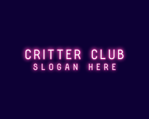 Neon Event Club logo design