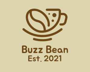 Coffee Bean Cup logo design