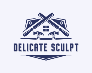 Carpentry Handyman Contractor logo design